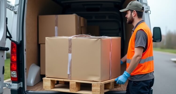 pallet loading on van/truck