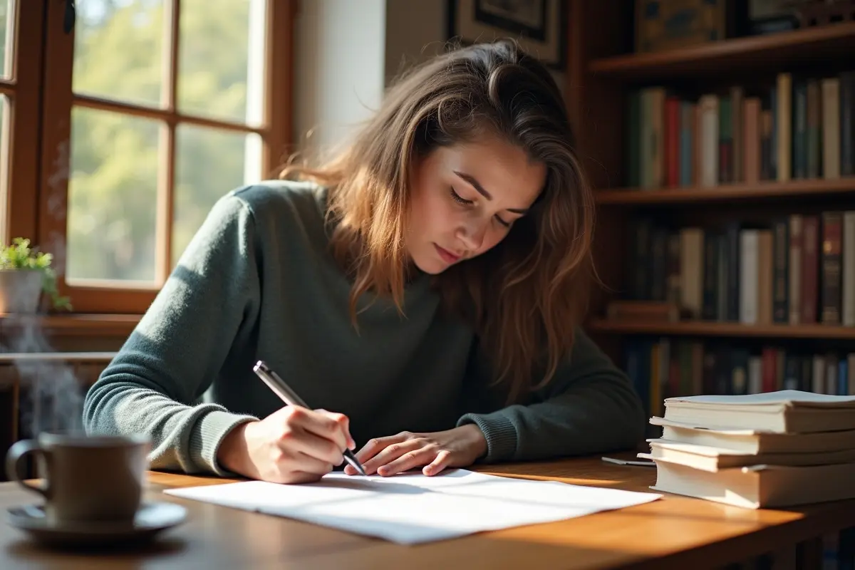 writer editing manuscript to avoid common fiction writing mistakes