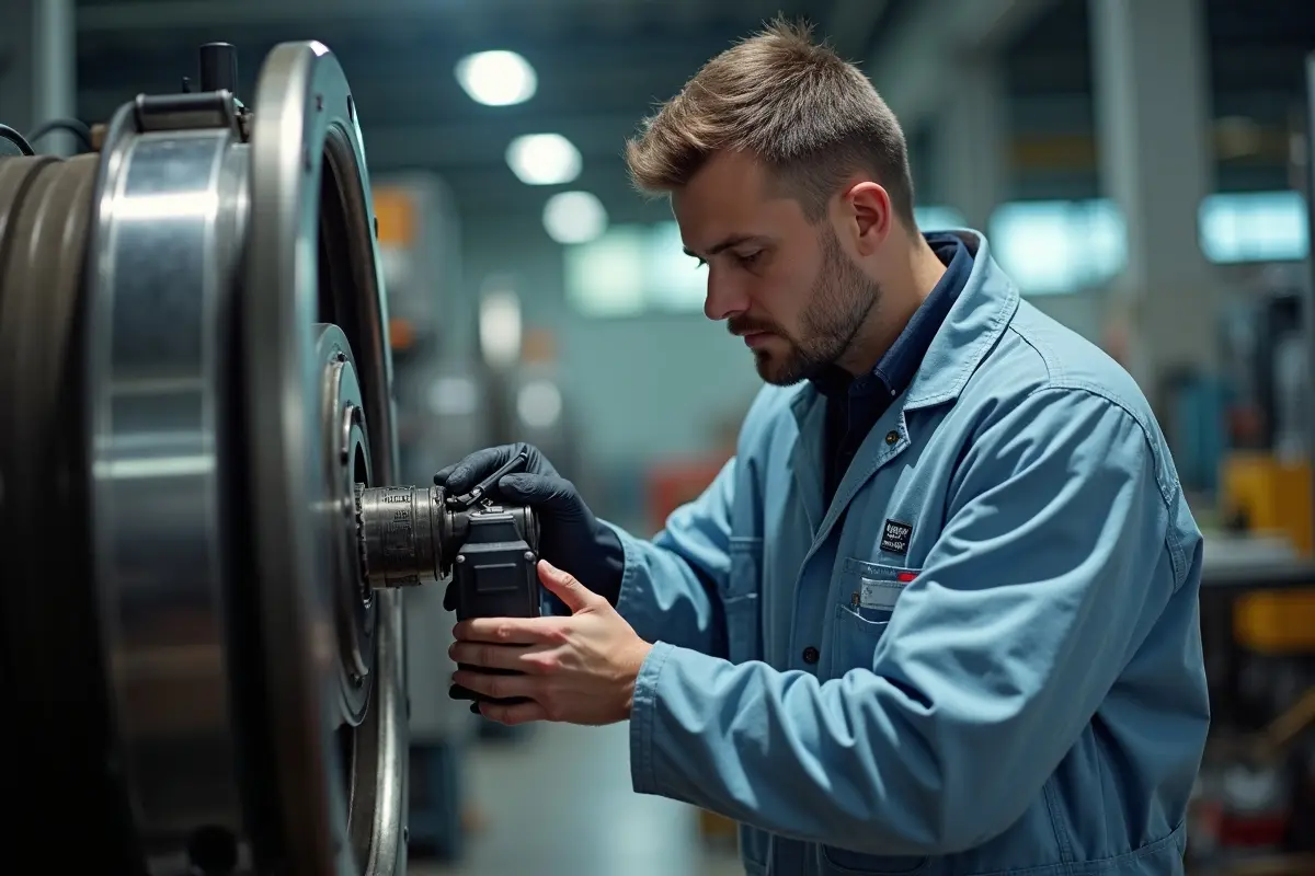 technician inspecting industrial adhesive bond to prevent application failure