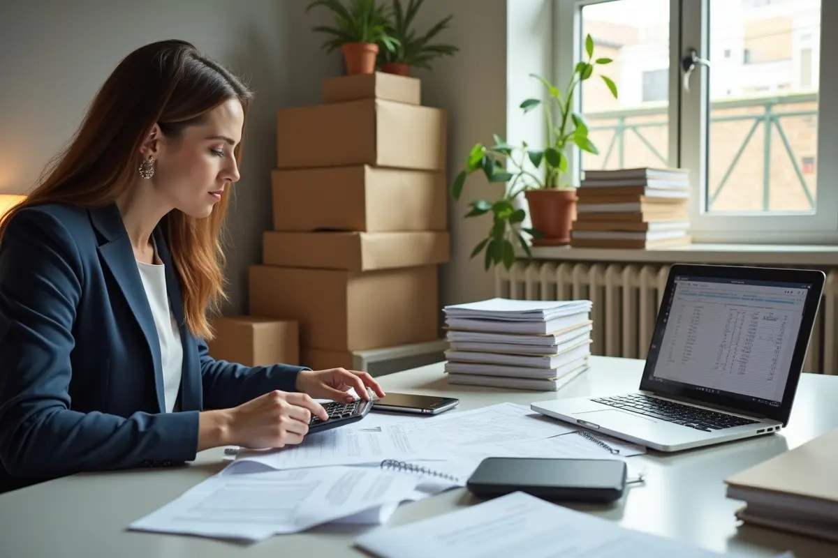 event planner calculating supply quantities to avoid unnecessary overspending