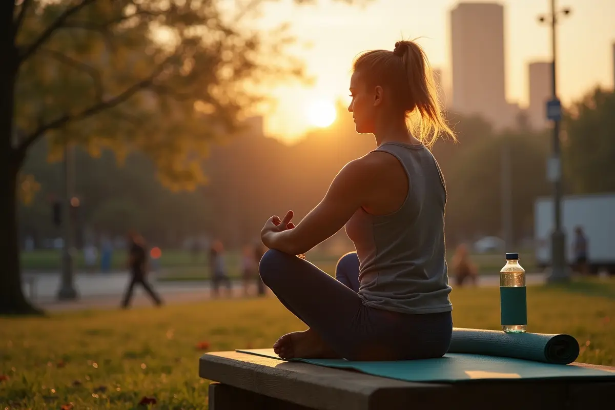 person making healthy lifestyle changes to manage persistent chronic pain